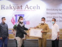 Aminullah Terima Award Tokoh Pemberantas Rentenir dari HRA