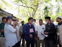 Aminullah Tinjau Gubuk Dhuafa Amrensyah untuk Program Bedah Rumah