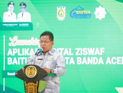 Wali Kota Luncurkan Aplikasi Digital ZISWAF Baitul Mal Banda Aceh