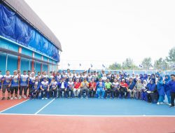 PJ Wali Kota Buka Turnamen Tennis Bergengsi Piala Aminullah Usman Ketua DPD PAN Banda Aceh