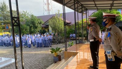 Satlantas Polresta Banda Aceh Sosialisasi Keselamatan Berkendara bagi Pelajar