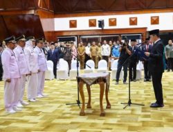Achmad Marzuki Lantik Empat Pj Bupati