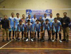 Turnamen Bola Voli Gemilang Cup I, BI Aceh Tumbangkan Pambers 3-0