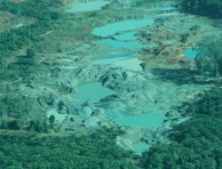 Dirreskrimsus Polda Aceh Pantau Lokasi Tambang Ilegal Lewat Udara