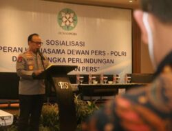 Polri dan Dewan Pers Sosialiasi Perlindungan Kemerdekaan Pers