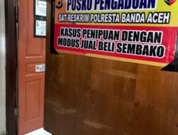 Sat Reskrim Polresta Banda Aceh Buka Posko Kasus Penipuan Jual Beli Sembako Murah