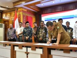 Pj Gubernur Aceh dan 18 Perusahaan Teken Kesepakatan Rencana Kerja CSR 2023