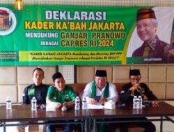 Sayap Muda PPP Bentuk Relawan Ganjar Presiden Kita