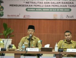 Iskandar Imbau ASN se-Aceh untuk Memperkuat Komitmen Menjaga Netralitas