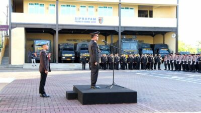 Kapolresta Banda Aceh Pimpin Upacara Hari Lahir Pancasila