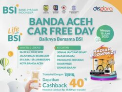 Kadispora: Banda Aceh CFD Kembali Digelar Minggu 18 Juni 2023