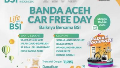 Kadispora: Banda Aceh CFD Kembali Digelar Minggu 18 Juni 2023