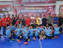 PERUMDAM Tirta Daroy Juara Turnamen Futsal Banda Raya Cup
