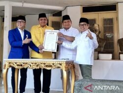 Golkar, PAN, dan PKB Berkoalisi Dukung Prabowo Subianto