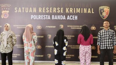 Polisi Tangkap Mucikari dan PSK di Hotel Ternama di Banda Aceh