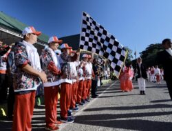 Amiruddin Lepas Karnaval Kemerdekaan di Blang Padang