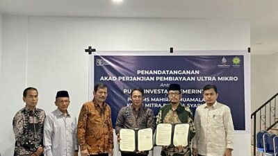 LKMS Mahirah Muamalah Tanda Tangan Perjanjian Pembiayaan UMi Tahap Dua