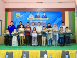 Pj Wali Kota Amiruddin Serahkan Perlengkapan Sekolah untuk 105 Anak Yatim