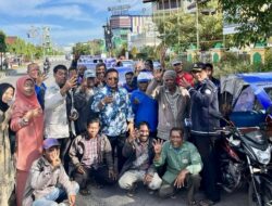 Aminullah Usman Silaturahmi dengan Abang Becak