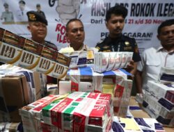 Satpol PP Banda Aceh dan Bea Cukai Sita 43 Ribu Batang Rokok Illegal