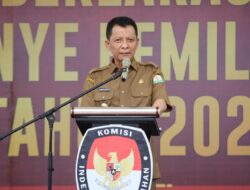 Penjabat Gubernur dan Forkopimda Hadiri Deklarasi Kampanye Pemilu Damai