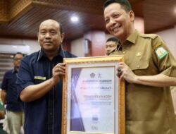 Kinerja APBA 2023 Positif, Achmad Marzuki Terima Penghargaan dari Kanwil DJPb Aceh