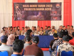 Kasus Pelanggaran di Polresta Banda Aceh Menurun Selama 2023