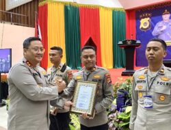 Kapolsek Lueng Bata Terima Penghargaan Dari Kapolda Aceh