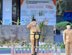 Pimpin Apel Gabungan Perdana 2024, Ini Amanat Pj Wali Kota Amiruddin