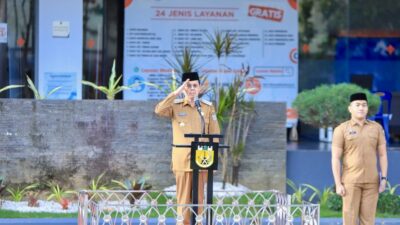 Pimpin Apel Gabungan Perdana 2024, Ini Amanat Pj Wali Kota Amiruddin
