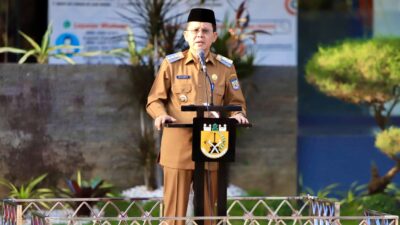 Pj Wali Kota Amiruddin Pimpin Apel Gabungan Februari