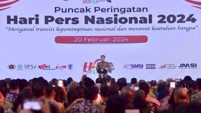 Hadiri Puncak Peringatan HPN 2024, Presiden Sampaikan Dua Pesan untuk Insan Pers Indonesia