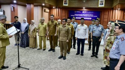 Sekda Bustami Kukuhkan Pokja Gugus Tugas Bisnis dan HAM Aceh