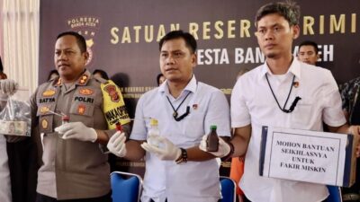 Paksa Dua Anak Mengemis untuk Duit Nyabu, Pasutri di Aceh Ditangkap Polisi