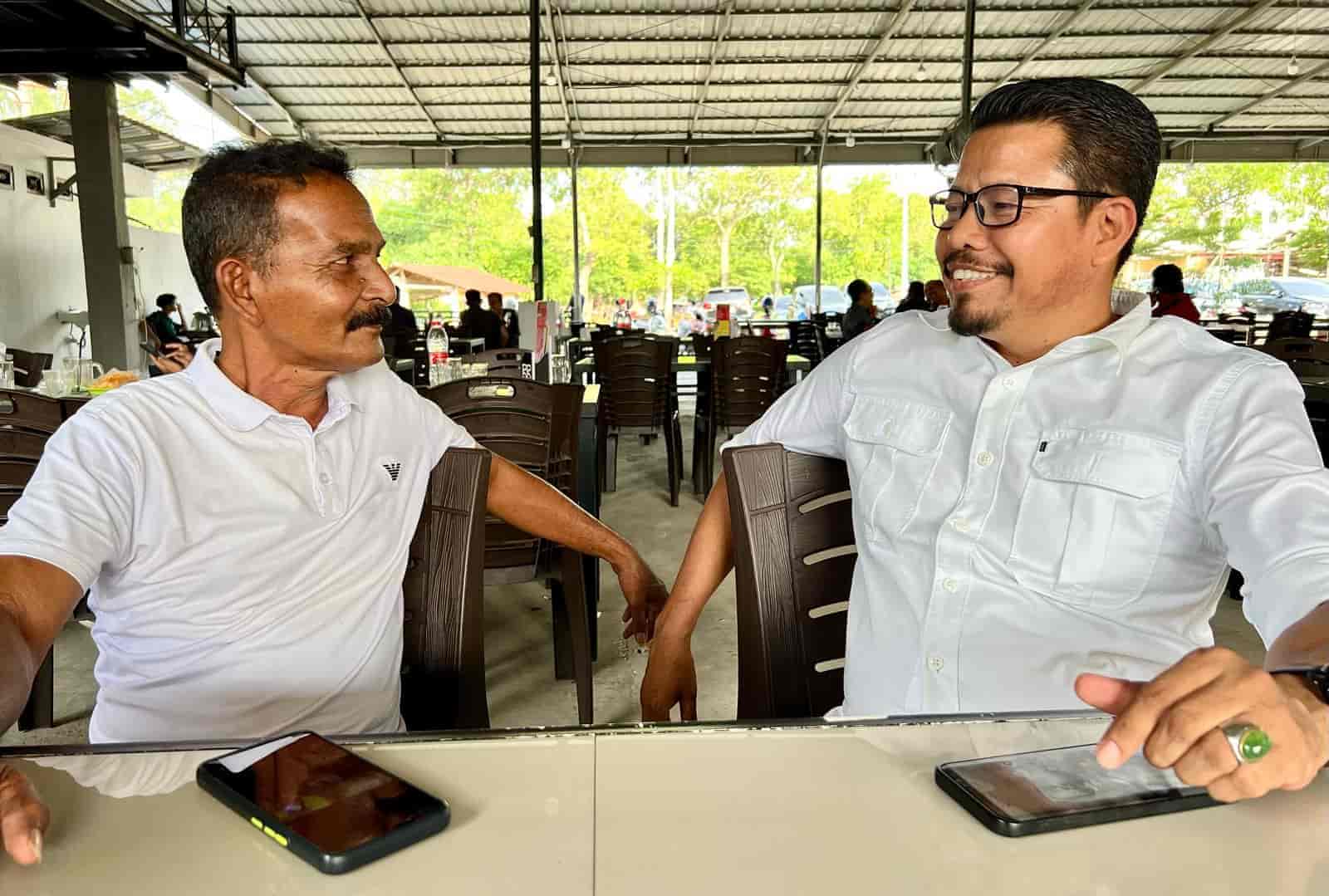 Zainuddin, Ketua Partai Golkar Kecamatan Baitussalam Aceh Besar. (Kanan)