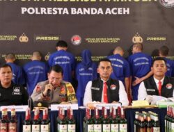 Polresta Banda Aceh Tangkap 19 Tersangka Penyalahgunaan Narkotika