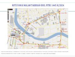 Ini Rute Pawai Takbir Keliling Idul Fitri 1445 H di Banda Aceh