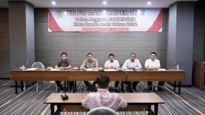 Komisi I DPRK Tetapkan Lima Anggota Panwaslih Pilkada Banda Aceh