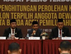 KIP Banda Aceh Tetapkan 30 Anggota DPRK Terpilih Periode 2024-2029