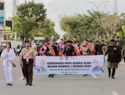 Rapai Geleng Pukau Penonton Pawai Budaya Apeksi Komwil I Sumatera