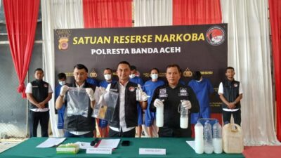 Satresnarkoba Polresta Banda Aceh Amankan 8 Penyalahguna Narkotika