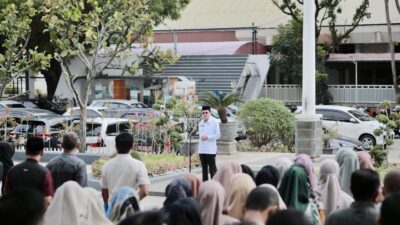 Pimpin Apel Perdana Usai Libur Idul Adha, Ini Arahan Pj Wali Kota Amiruddin