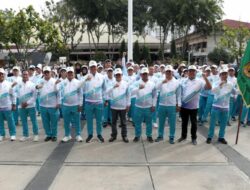 Pj Wali Kota Amiruddin  Lepas Keberangkatan Atlet ke POPDA XVII Aceh Timur