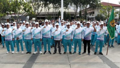 Pj Wali Kota Amiruddin  Lepas Keberangkatan Atlet ke POPDA XVII Aceh Timur