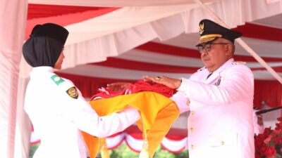 Pj Gubernur Bustami Pimpin Upacara Peringatan HUT RI ke-79