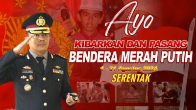 Kapolresta Banda Aceh Imbau Warga Kibarkan Bendera Merah Putih