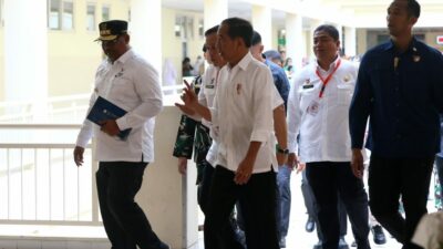 Pj Gubernur Safrizal Dampingi Presiden Jokowi Tinjau RSUDZA