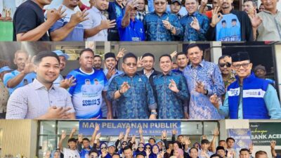 Pedagang Pasar Al Mahirah, Kampung Baru dan Pasar Atjeh Kompak Dukung AMIN