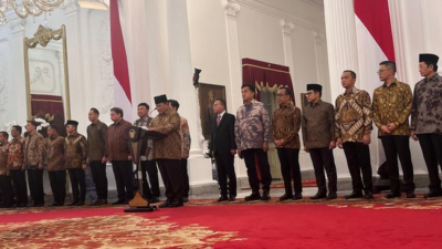Presiden Prabowo Umumkan Menteri Kabinet Merah Putih, Ini Susunan Lengkapnya