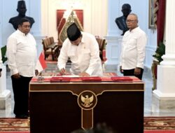 Presiden Prabowo  Tandatangani PP tentang Penghapusan Piutang Macet UMKM